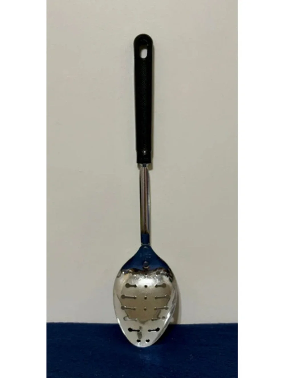 Vintage Ecko Metal Slotted Keyhole Serving Spoon 12